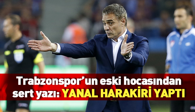 Mandıralı'dan sert yazı: Yanal harakiri yaptı