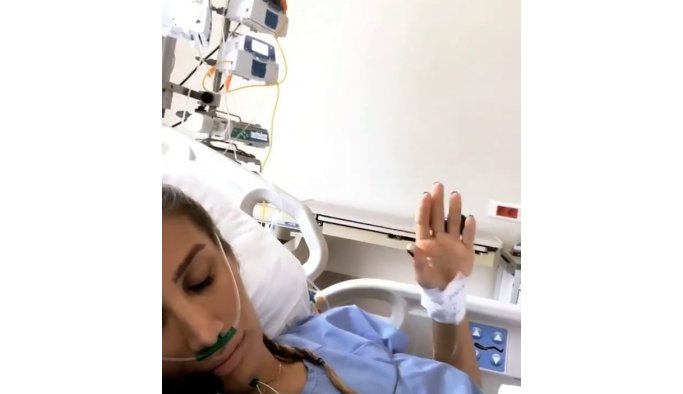 Yoğun bakımdaki İrem Derici’den ilk görüntü