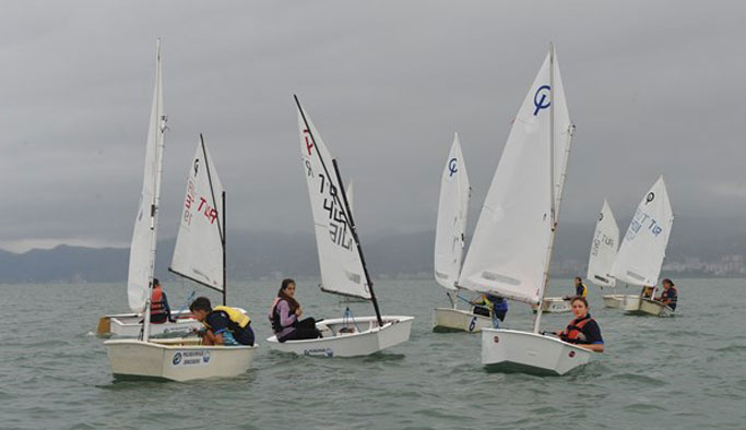 Trabzon'da yelkenle Oryantiring yarışları