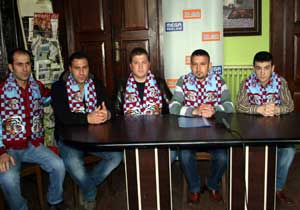 Taraftarlardan basın toplantısı