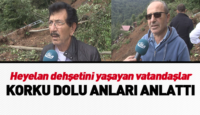 Heyelana şahit olan vatandaşlar dehşet anlarını anlattı