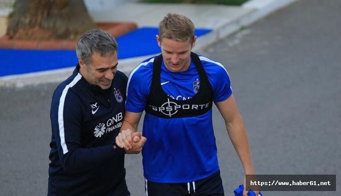 Trabzonspor'un yeni transferi ilk kez