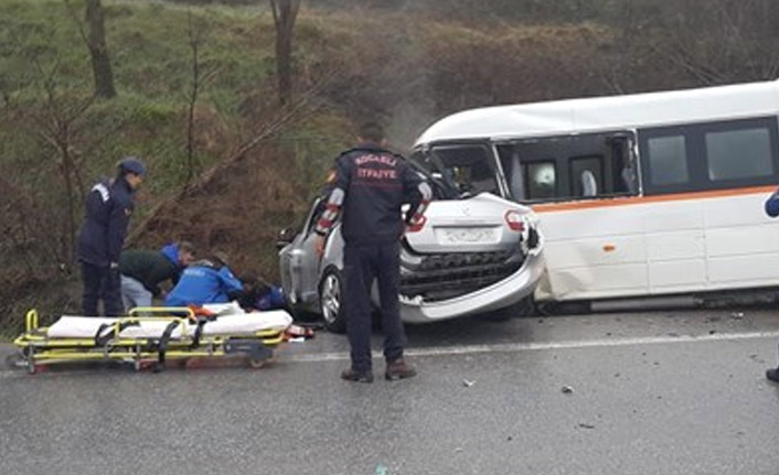 Kocaeli'nde kaza: 1 ölü 9 yaralı