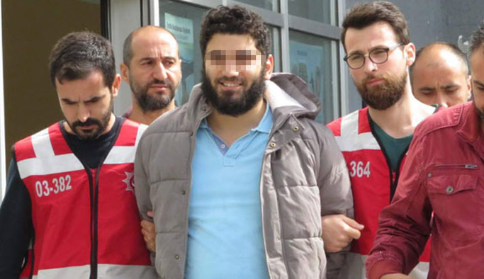 Bir kadını yumruklayan o saldırgan emniyetten böyle çıktı!