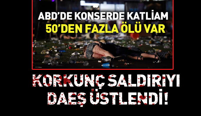 ABD'de konserdeki katliamı DAEŞ üstlendi