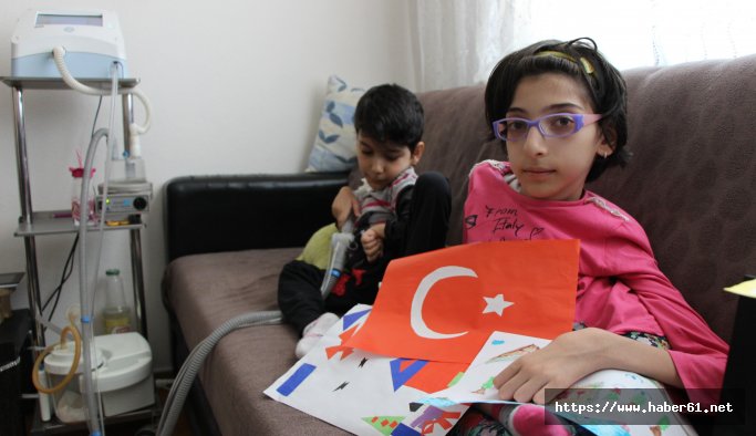 Kas hastası abla kardeşin tek umudu hayırseverler