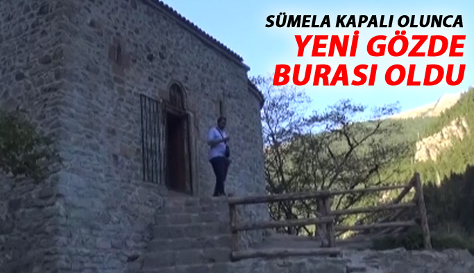 Trabzon'da Aya Varvara turistlerin uğrak noktası oldu