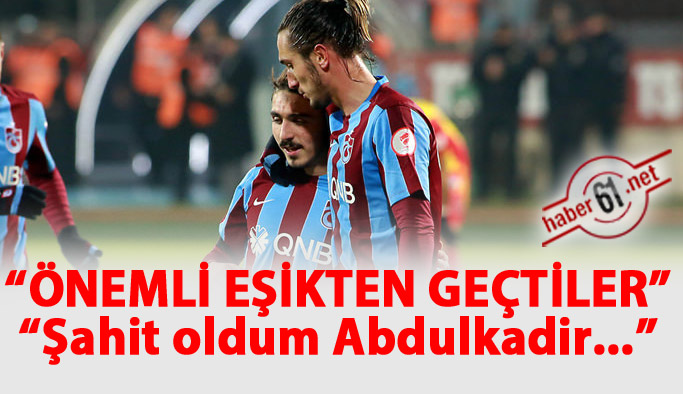 "Ben şahit oldum Abdulkadir..."