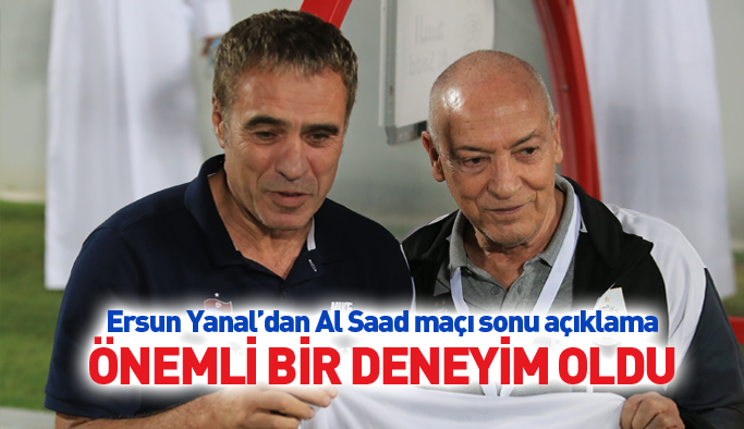 Ersun Yanal, Katar'da konuştu