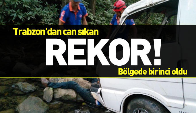 Karadeniz'de kaza istatiğinde Trabzon birinci!