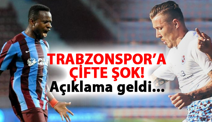 Trabzonspor'da Kucka ve Onazi şoku!