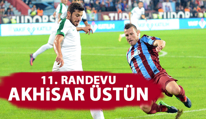 Akhisar ile  Trabzonspor 11'inci kez karşılaşacak