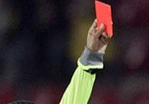 Maçtan sonra 5 kırmızı kart!