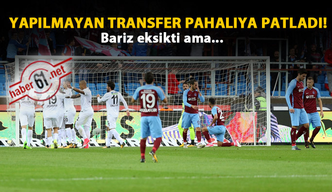Trabzonspor'da yapılmayan transfer pahalıya patladı