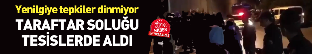 Trabzonspor taraftarından tesislerde büyük tepki