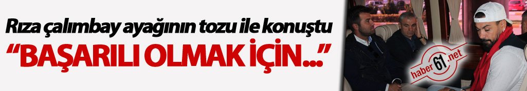 Rıza Çalımbay'dan Trabzon'da ilk açıklama