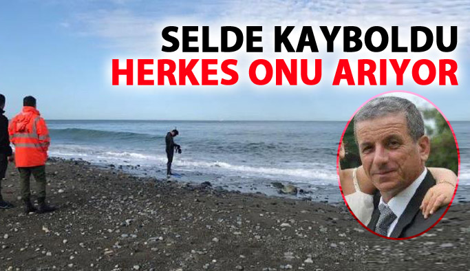 Selde kayboldu herkes onu arıyor