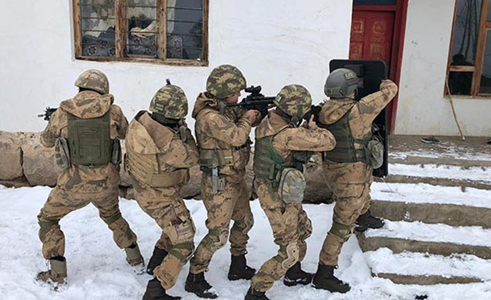 Van'da terör operasyonu! 20 kişi gözaltına alındı.