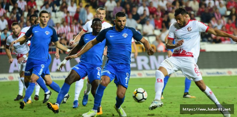 Antalyaspor sahasında kazandı
