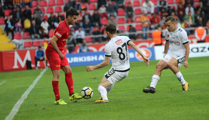 Akçaylı Konya Kayseri'ye mağlup oldu