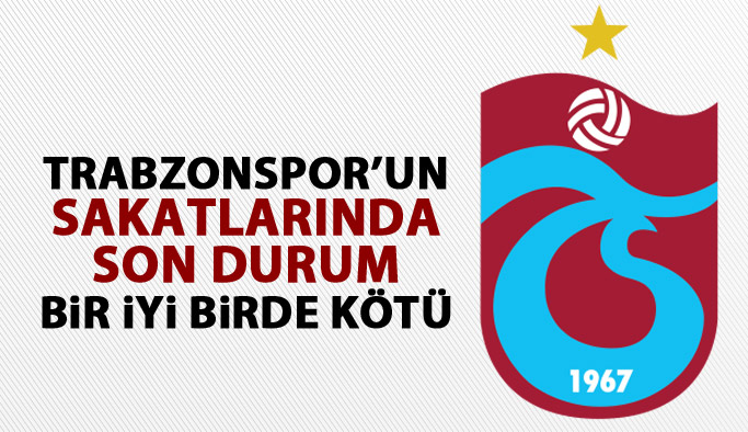 Trabzonspor'a bir iyi bir de kötü haber