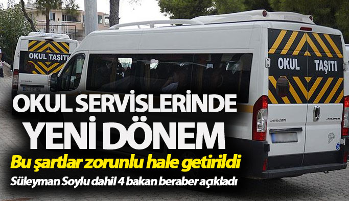 Okul servislerinde yeni düzenleme: Detaylar belli oldu