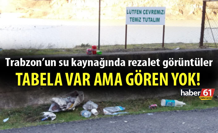 Tabelayı hiçe saydılar! Barajın yanı başındaki...