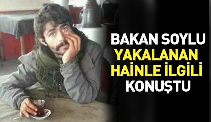 Bakan Soylu, Giresun'da yakalanan teröristle ilgili konuştu