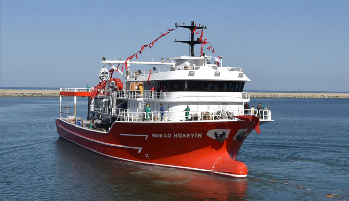 Trabzon'da 'Margo Hüseyin' suya indirildi