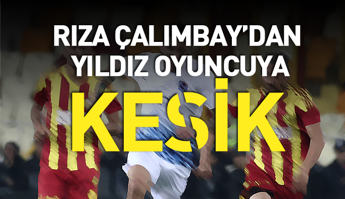 Trabzonspor'da yıldız oyuncuya kesik