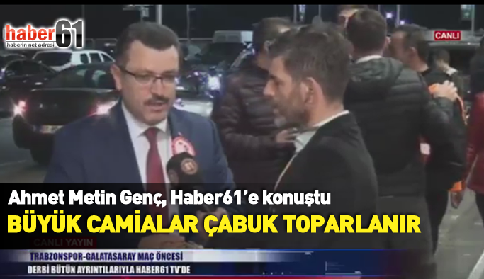 Ahmet Metin Genç: Büyük camialar çabuk toparlanır