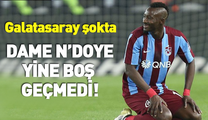 N'Doye yine Galatasaray'ı boş geçmedi