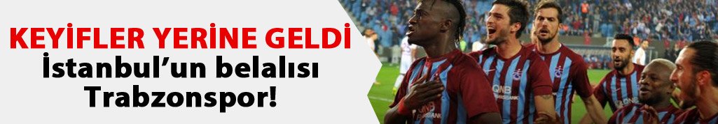 Trabzonspor'da keyifler yerine geldi