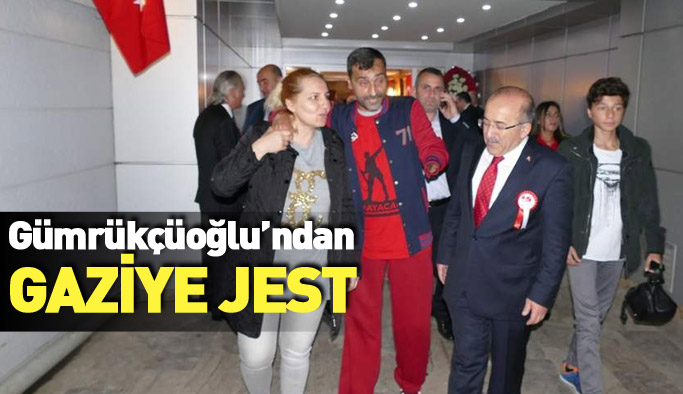 Gümrükçüoğlu'ndan gaziye jest