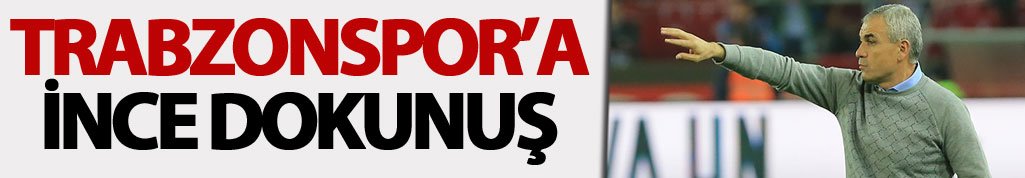 Rıza Çalımbay'dan Trabzonspor'a ince dokunuş