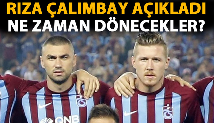 Rıza Çalımbay'dan Kucka ve Burak açıklaması
