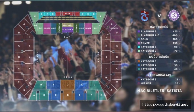 Trabzonspor, Osmanlıspor maçı biletlerini satışa çıkardı