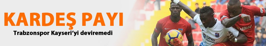 Trabzonspor Kayserispor'u deviremedi