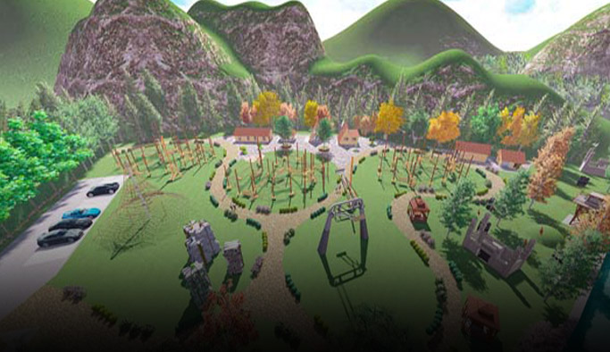 Uzungöl'de macera parkı yapılıyor