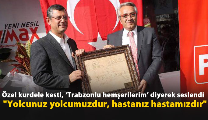 "Yolcunuz yolcumuzdur, hastanız hastamızdır" 