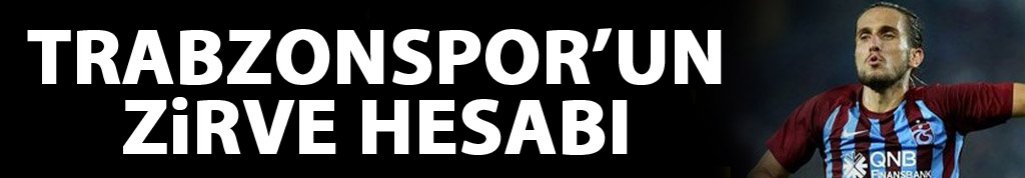 Trabzonspor'un zirve hesabı