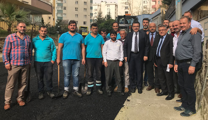 Trabzon'da 55 bin ton asfaltlama yapıldı