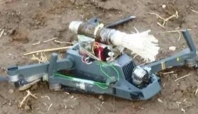 PKK'nın bomba yüklü 'drone'u düşürüldü 