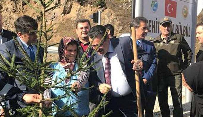 Eren Bülbül adına hatıra ormanı