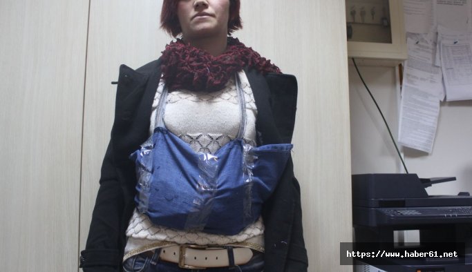 Kaçakçılar, etleri gümrükten vücutlarına sararak kaçırmışlar!