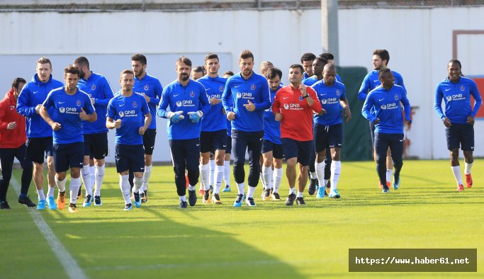 Trabzonspor'da 10 oyuncuya extra çalışma