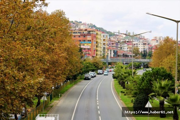 Akçaabat'tan müthiş manzara