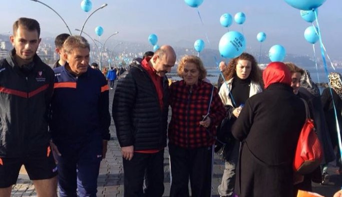 Bakan Soylu'dan Trabzon'da sabah sporu