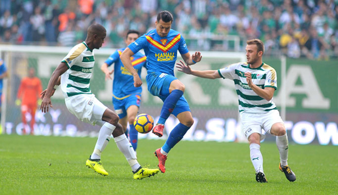 Bursaspor Göztepe ile berabere