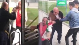 Halk otobüsünde dehşet!